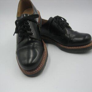 Dr. Martens Leigh Black 5-Eye Oxford Toe Cap Men’s Size US 7 -    Women's US 8